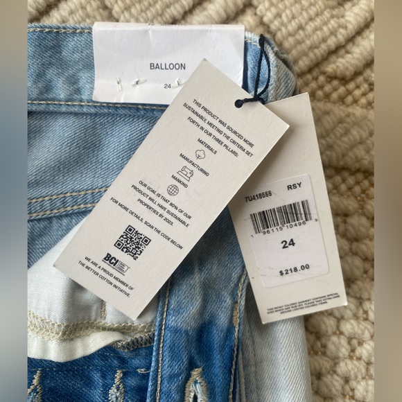 7 For All Mankind Balloon Ripped Jeans - Picture 6 of 8